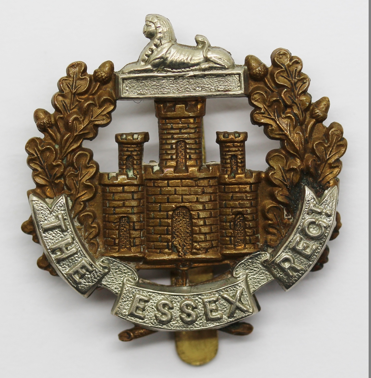 8th Battalion Essex Regiment Cap Badge
