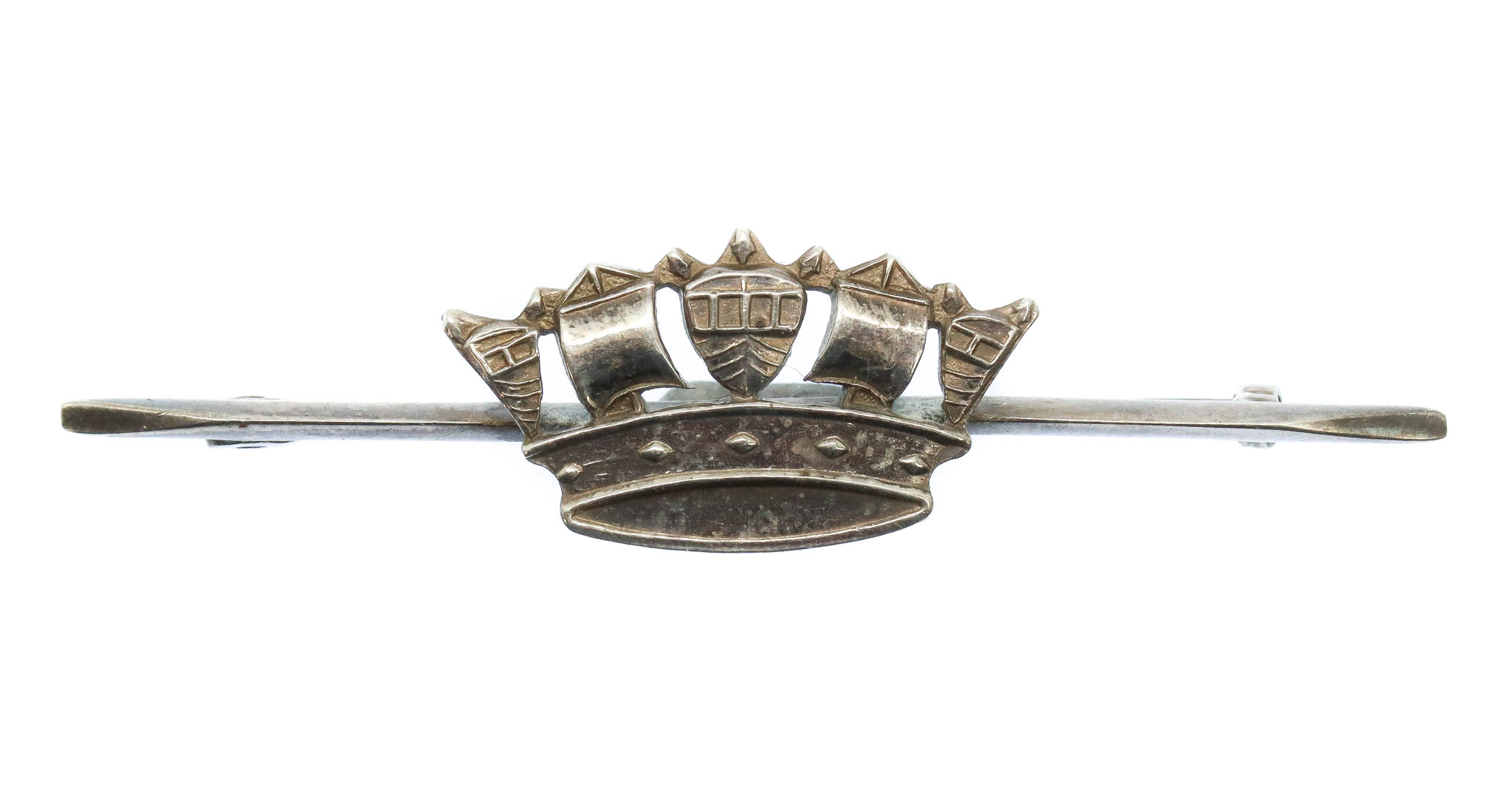 Royal Navy & Merchant Navy Sterling Silver Sweetheart Brooch