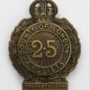 25th County of London (Cyclists) Battalion London Regiment Cap Badge