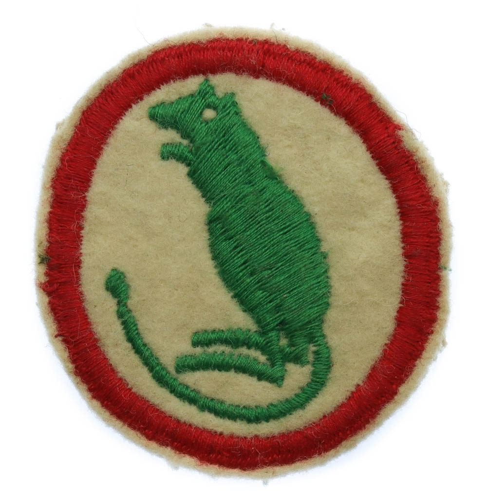 7th Armoured Brigade WW2 Cloth Formation Sign 