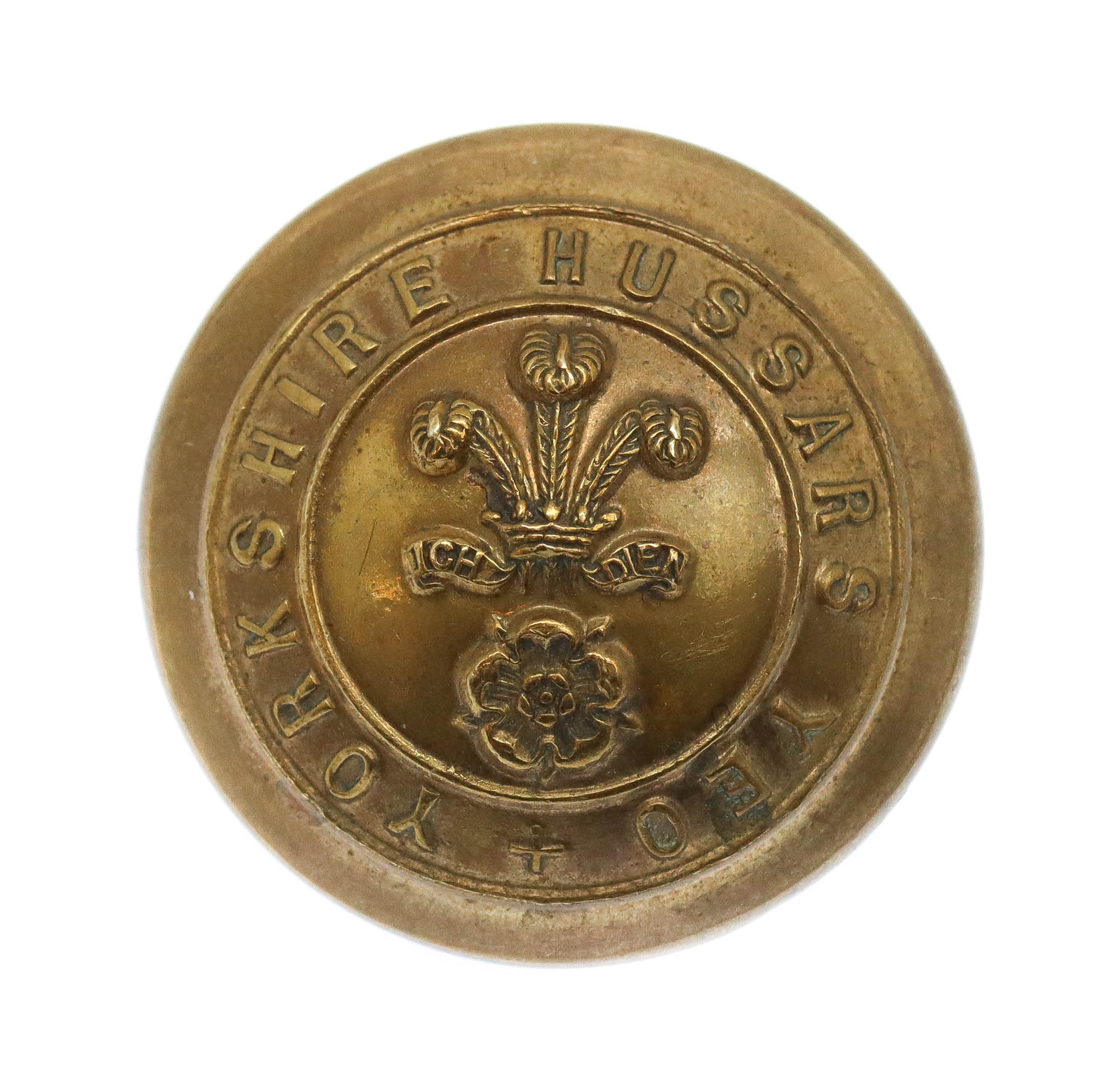Yorkshire Hussars Yeomanry Officer's Button (Large)