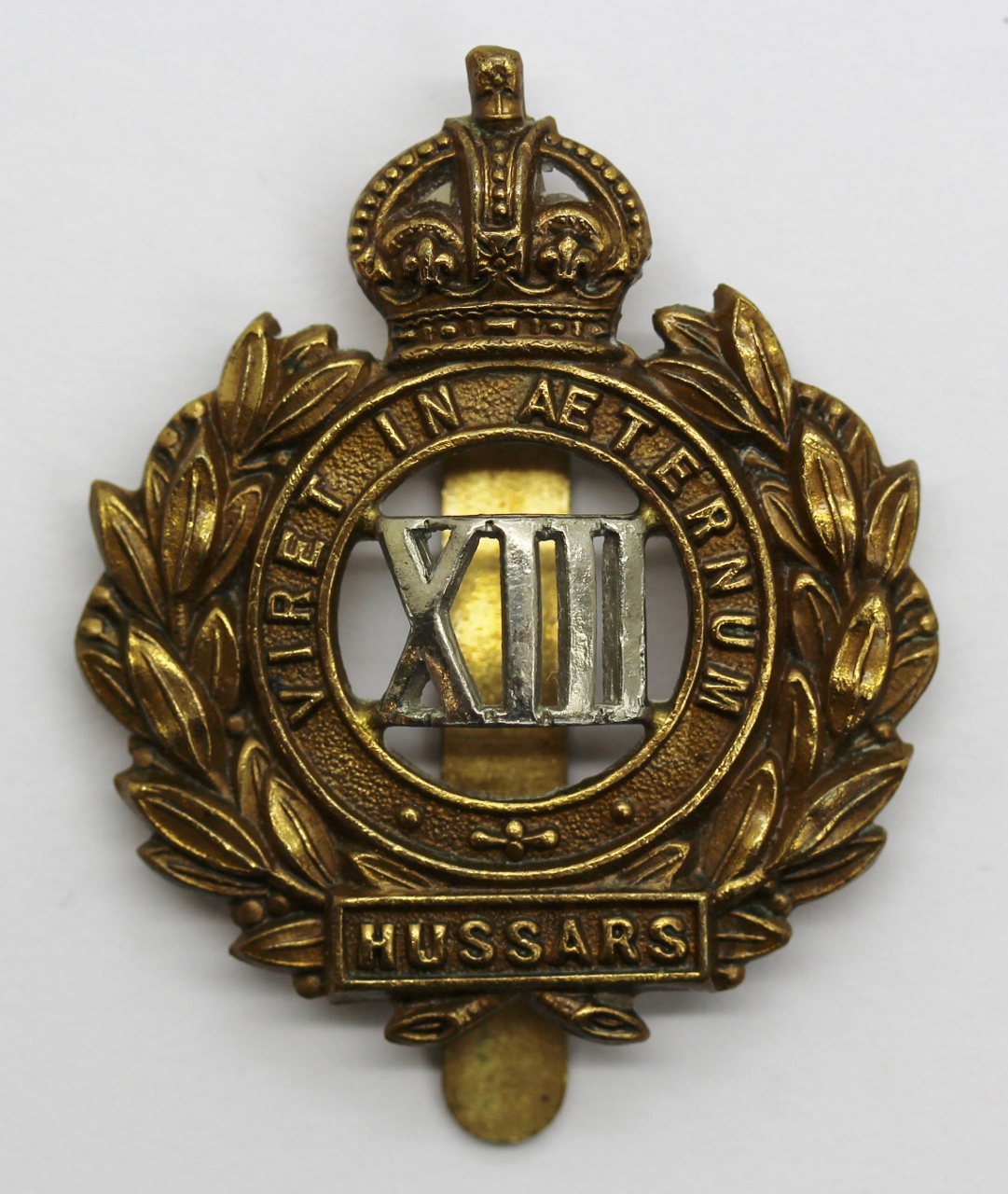Edwardian 13th Hussars Cap Badge