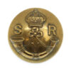 Sherwood Rangers Yeomanry Officer's Button - King's Crown (Large)