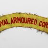 WW2 Royal Armoured Corps Printed Shoulder Title