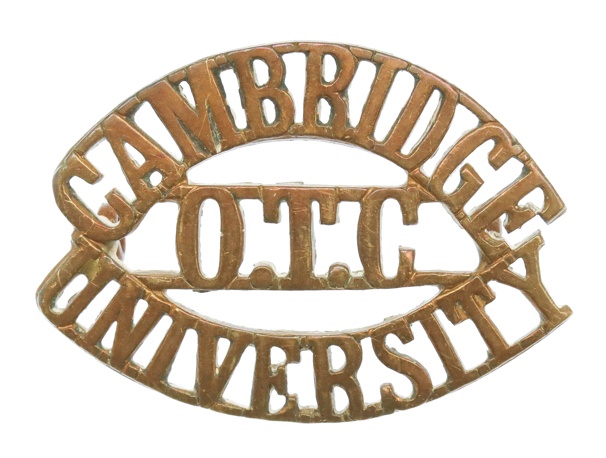 Cambridge University O.T.C. (CAMBRIDGE/OTC/UNIVERSITY) Shoulder Title