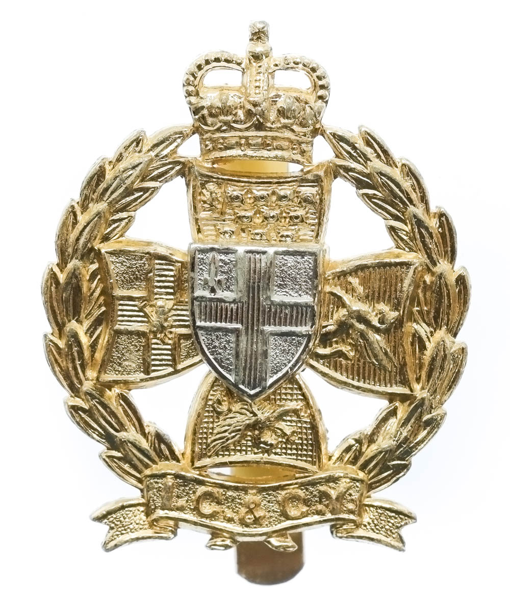 Inns of Court & City Yeomanry Anodised (Staybrite) Cap Badge