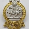 Queens Regiment Officers Cap Badge