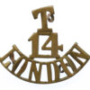14th County of London Bn. (London Scottish) London Regiment (T/14/LONDON) Shoulder Title