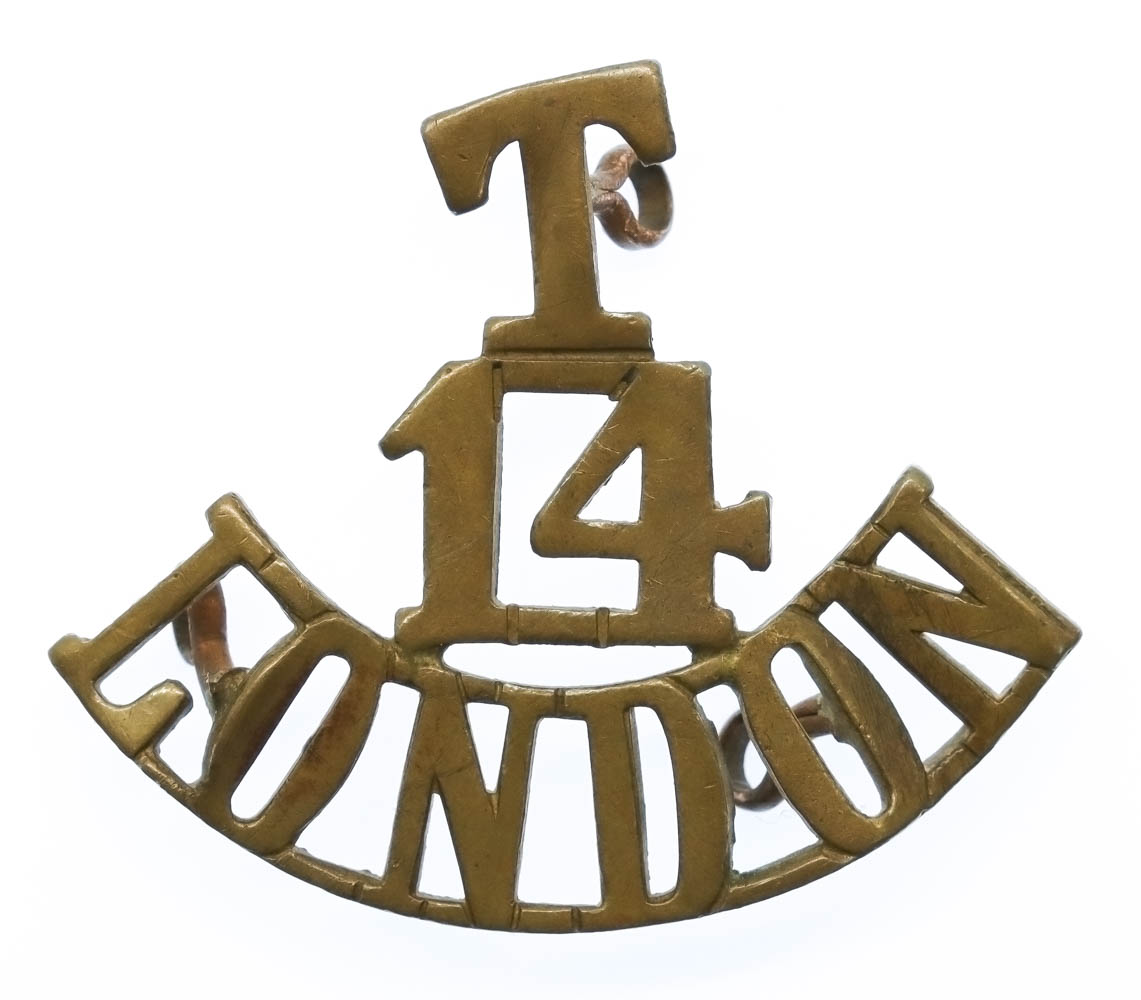 14th County of London Bn. (London Scottish) London Regiment (T/14/LONDON) Shoulder Title