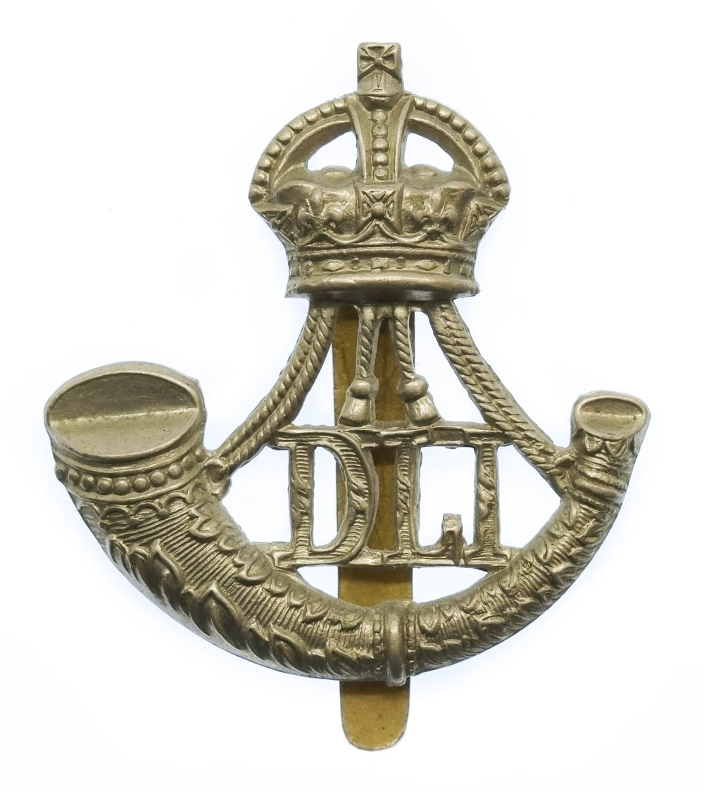Durham Light Infantry (D.L.I.) Cap Badge - King's Crown