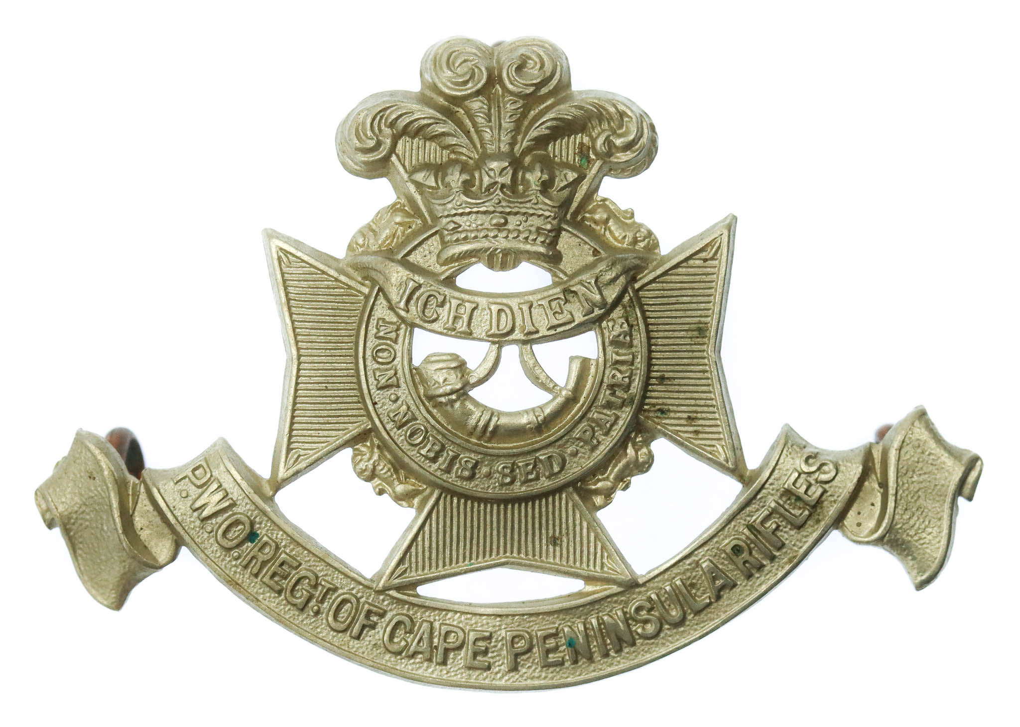 South African P.W.O. Regiment of Cape Penninsula Rifles Cap Badge (c.1904-1926)