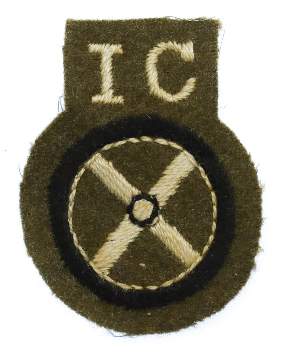 British Army Driver Internal Combustion (I.C.) Cloth Proficiency Arm Badge