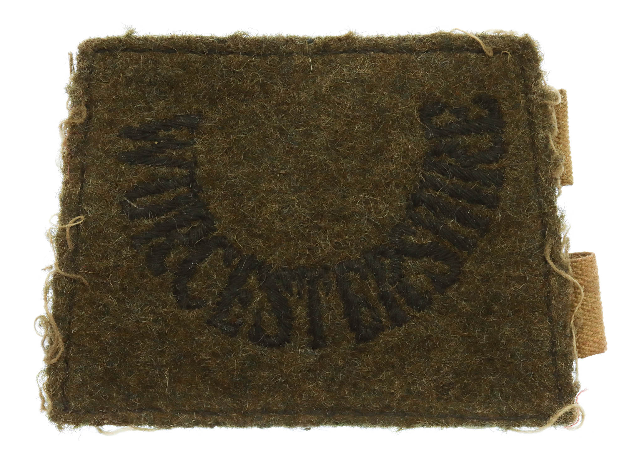 Worcestershire Regiment (WORCESTERSHIRE) WW2 Cloth Slip On Shoulder Title
