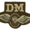 British Army Driver Mechanic (D.M.) Winged Wheel Cloth Proficiency Arm Badge