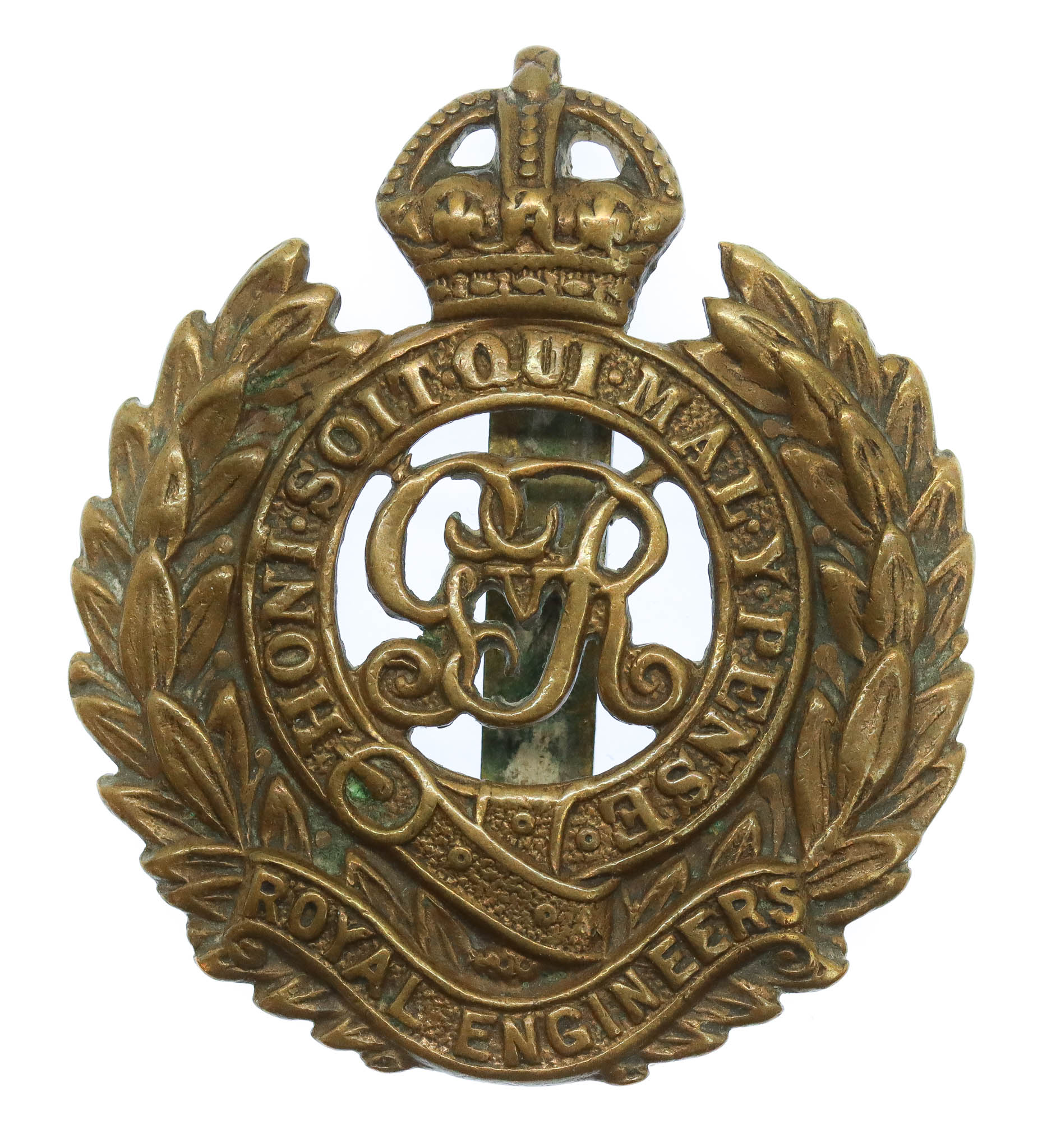 George V Royal Engineers Cap Badge