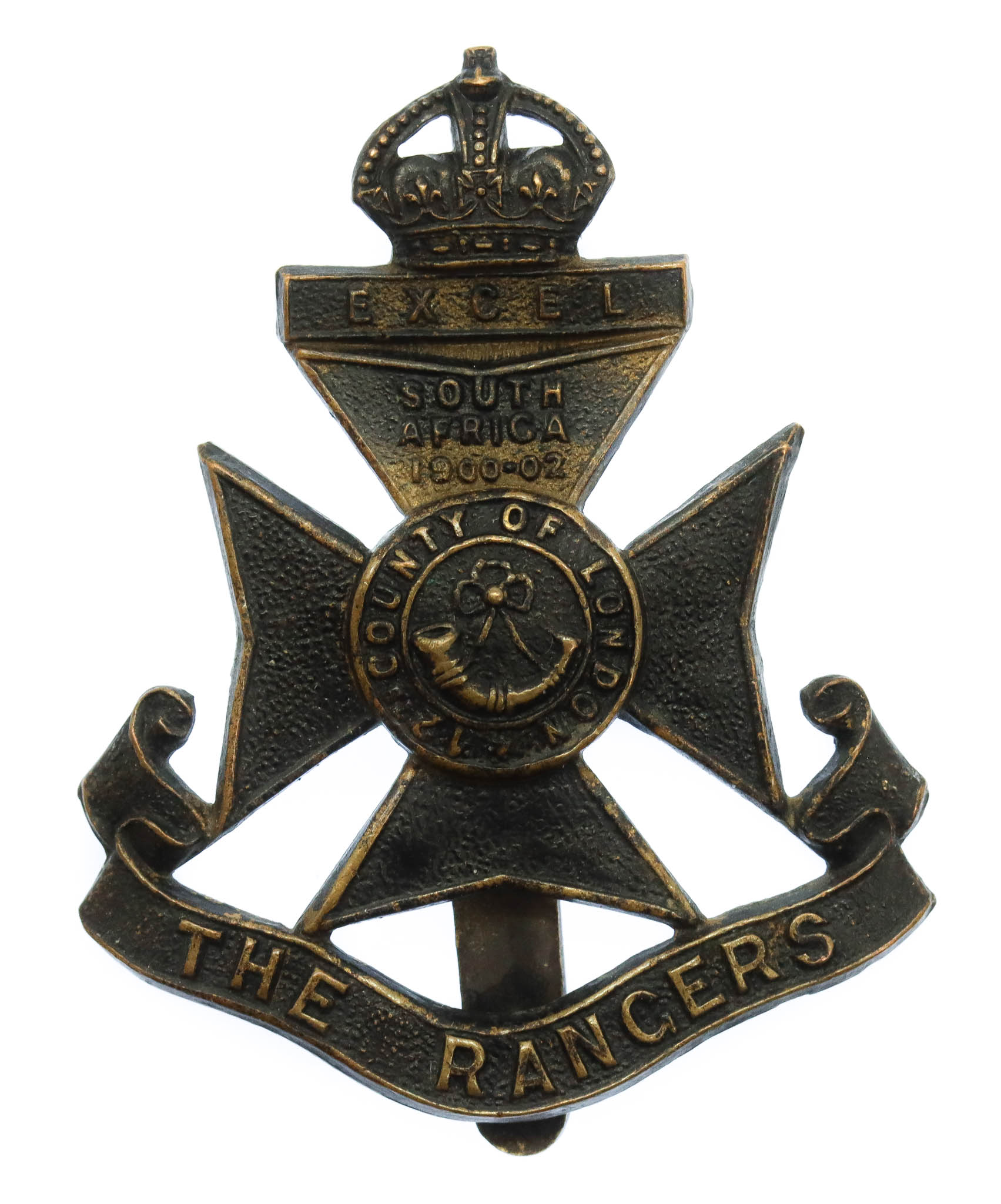 12th County of London Bn. (The Rangers) London Regiment Cap Badge