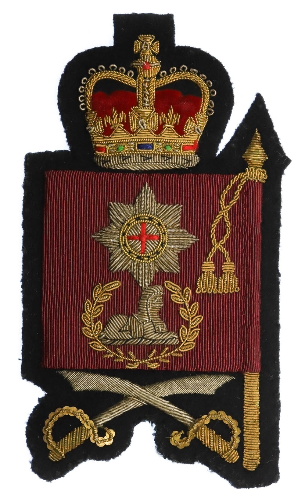 Coldstream Guards Warrant Officer Class 2 W.O.II Bullion Sleeve Badge - Queen's Crown