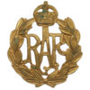 Royal Air Force (R.A.F.) Cap Badge - King's Crown