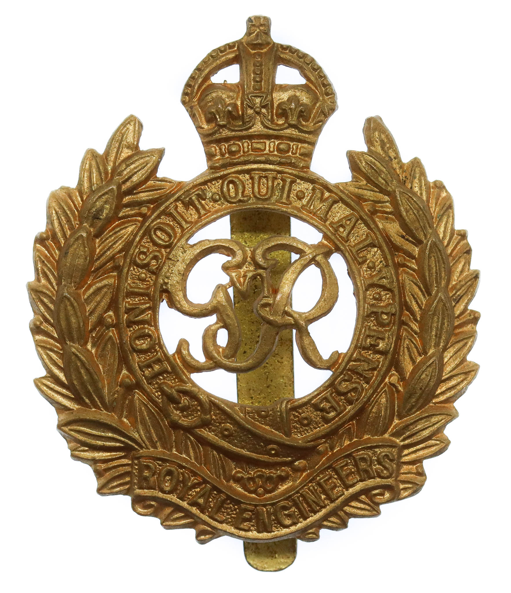 George VI Royal Engineers Cap Badge