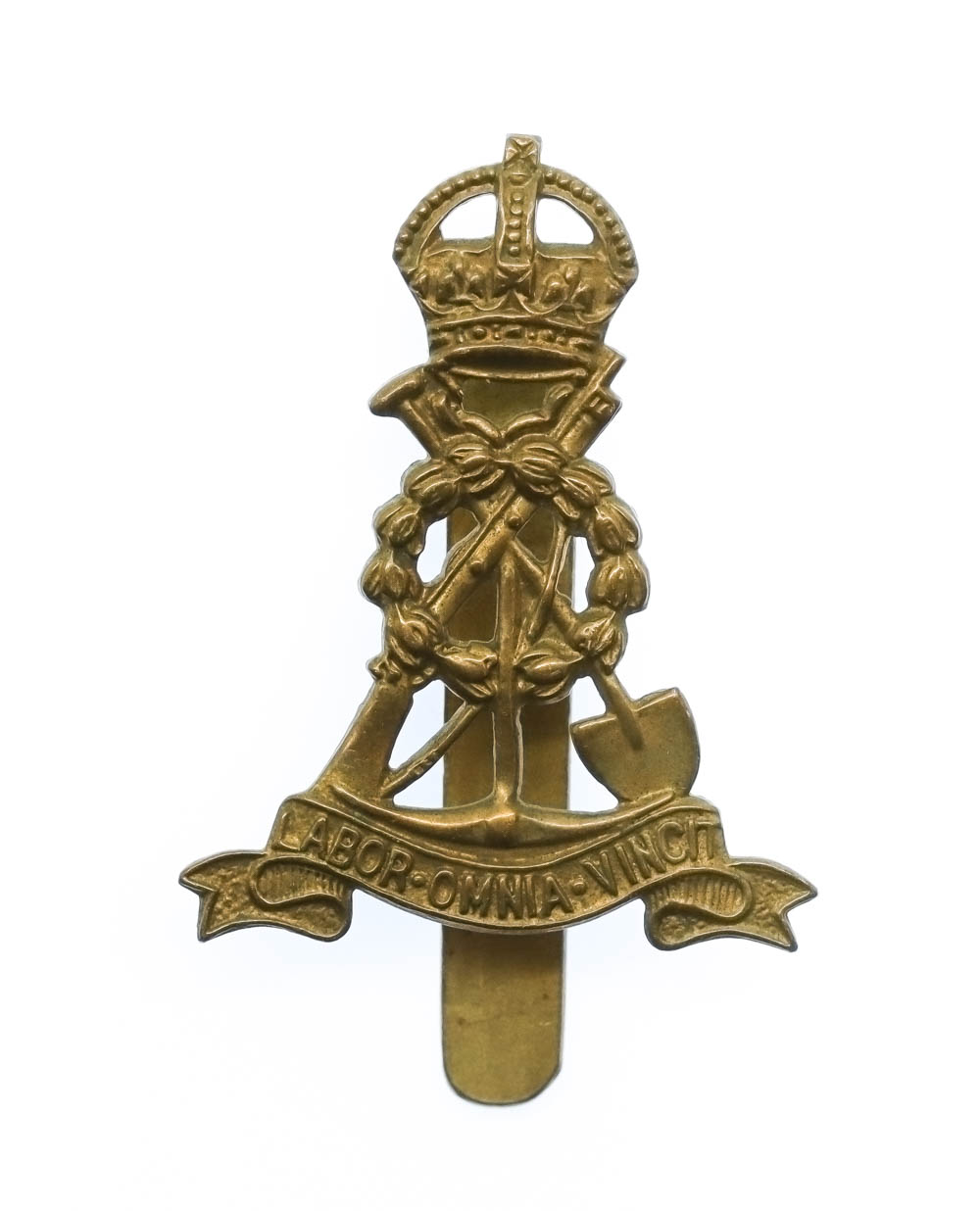 Pioneer Corps Beret Badge - King's Crown