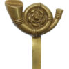 King's Own Yorkshire Light Infantry (K.O.Y.L.I.) WWI All Brass Cap Badge