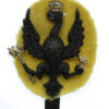 14th/20th King's Hussars Black Anodised (Staybrite) Cap Badge 
