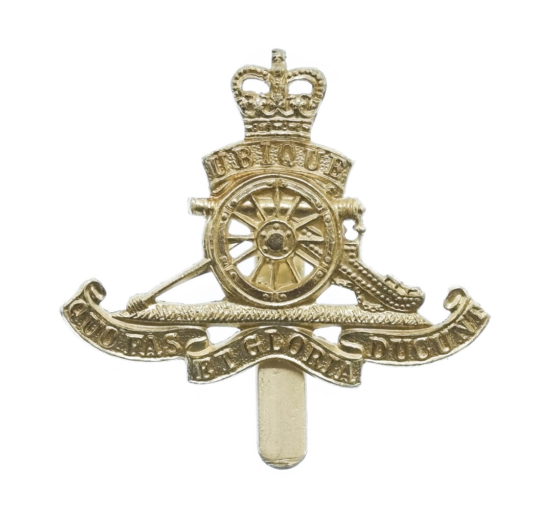 Royal Artillery Anodised (Staybrite) Beret Badge