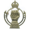 Royal Canadian Armoured Corps (R.C.A.C.) Cap Badge - King's Crown