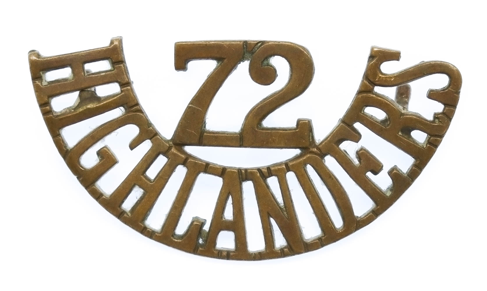 Canadian 72nd Highlanders of Canada (72/HIGHLANDERS) Shoulder Title