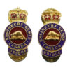 Pair of Canadian Forces Military Engineers Collar Badges