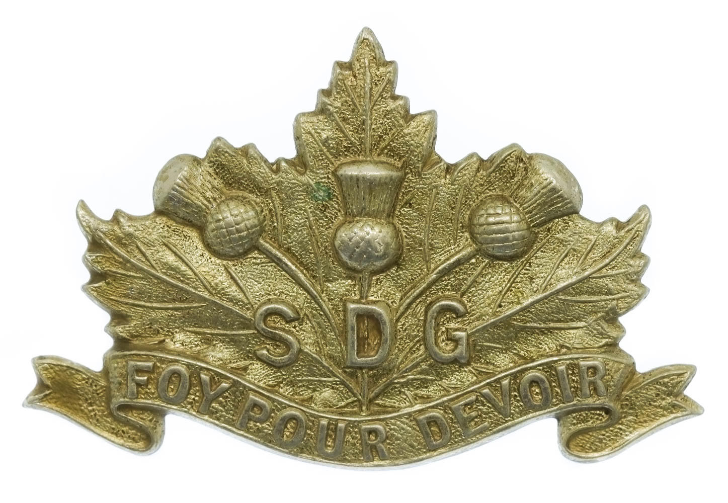 Canadian Stormont, Dundas & Glengarry Highlanders Cap Badge