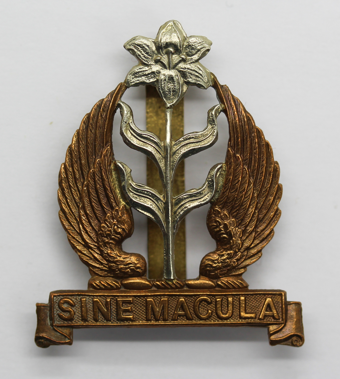 Mount St. Mary's College Spinkhill Derbyshire O.T.C. Cap Badge