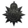 Canadian Victoria Rifles of Canada Cap Badge - King's Crown