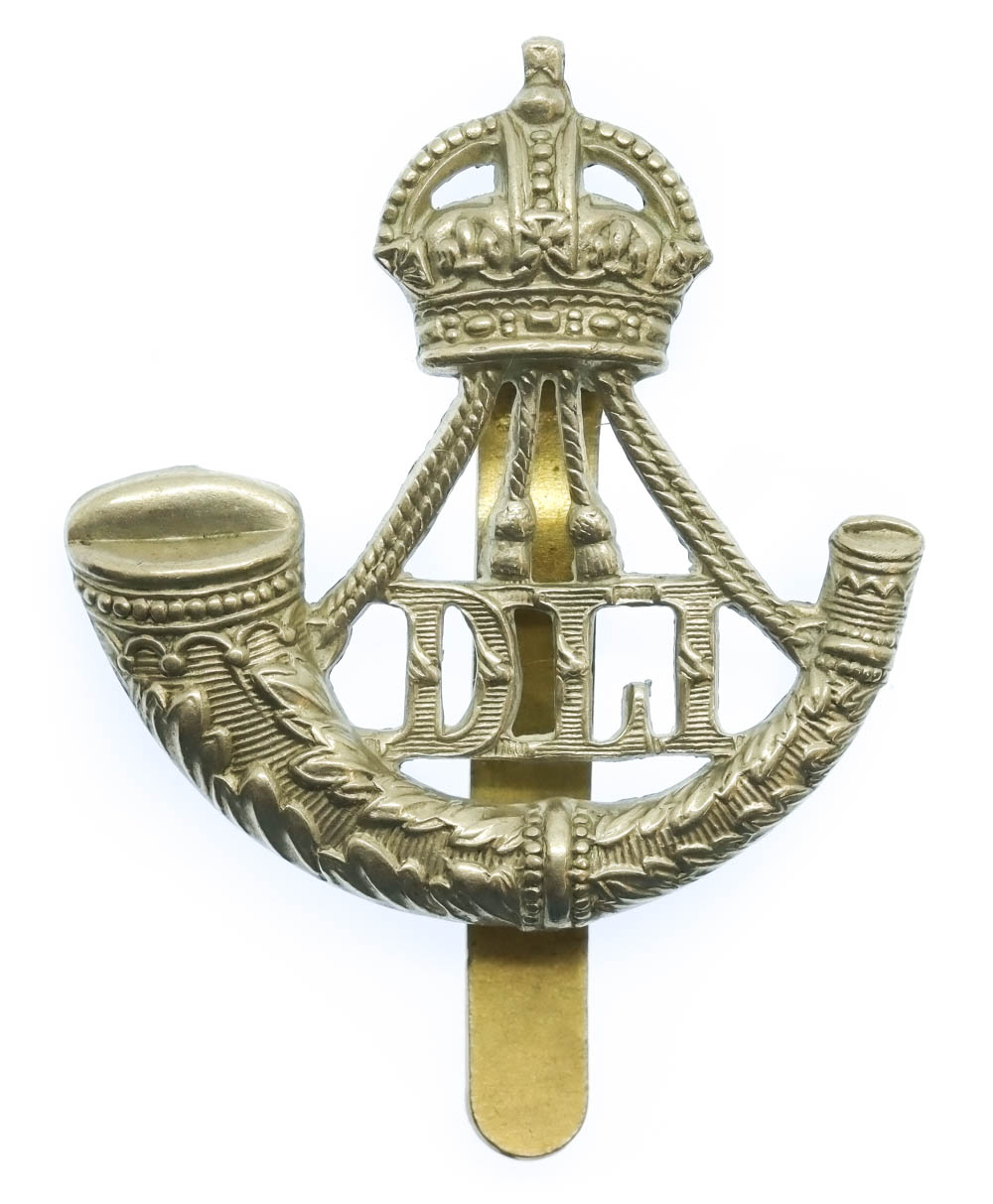 Durham Light Infantry (D.L.I.) Cap Badge - King's Crown