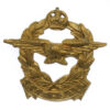 South African Air Force (S.A.A.F. - S.A.L.M.) Collar Badge - King's Crown