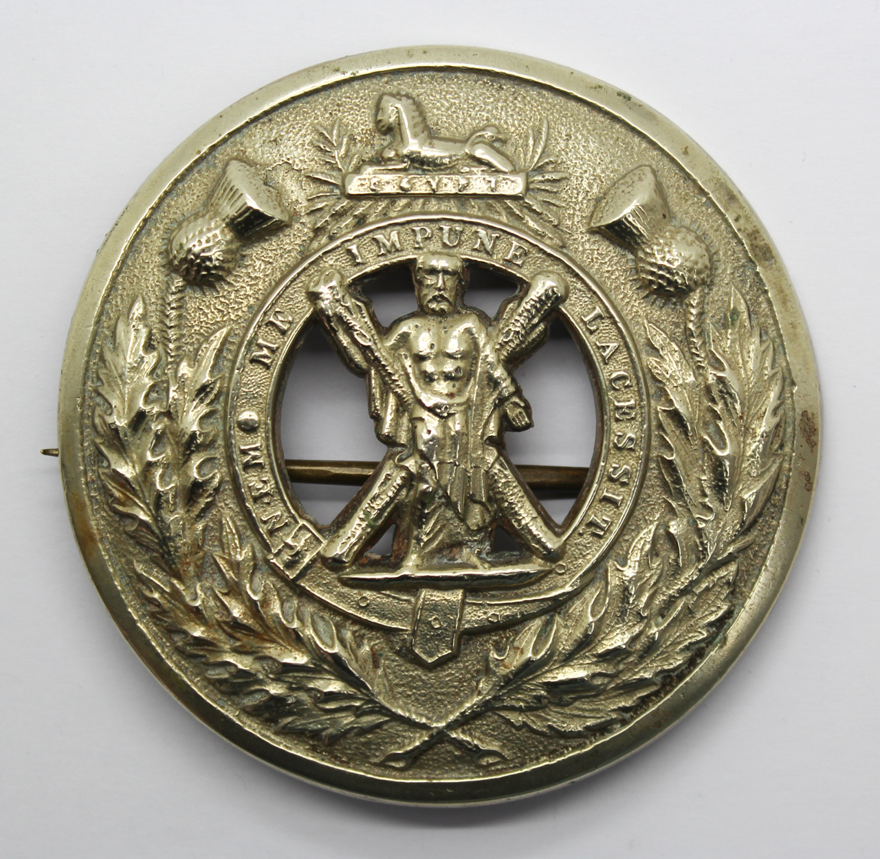 Black Watch (The Royal Highlanders) Plaid Brooch
