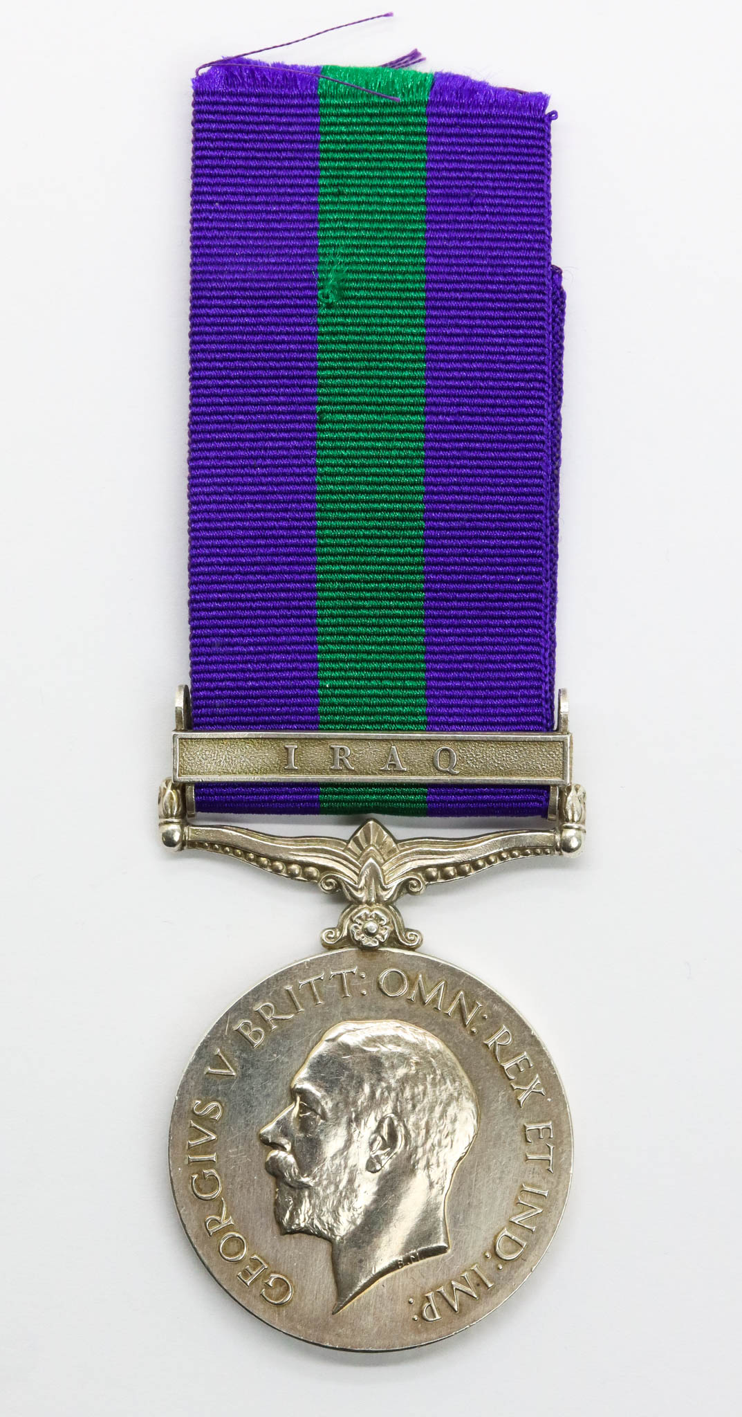 General Service Medal (Clasp - Iraq) - Pte. W. Sharkett, East Yorkshire Regiment