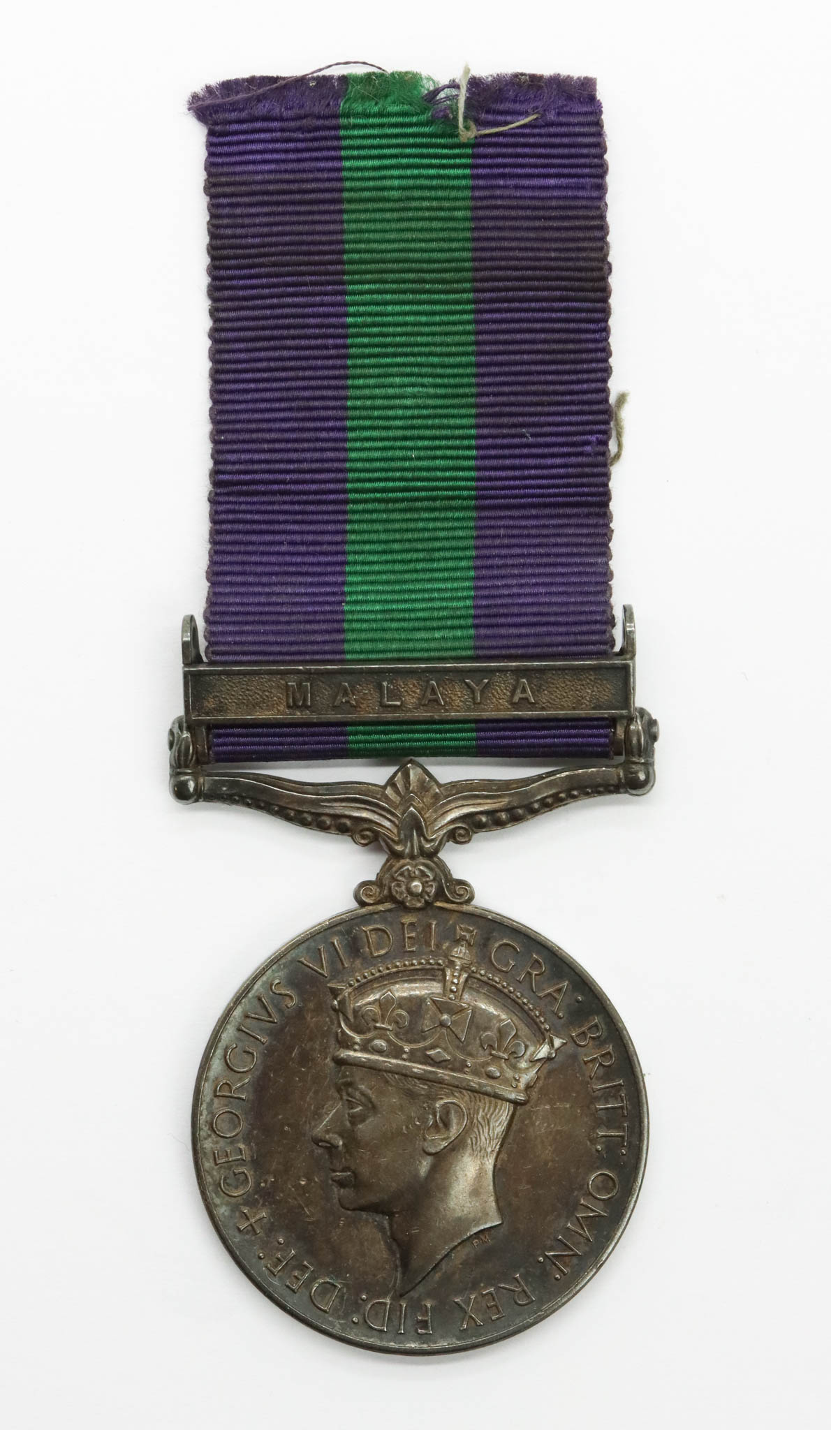 General Service Medal (Clasp - Malaya) - Flt. Lt. E. Smith, Royal Air Force