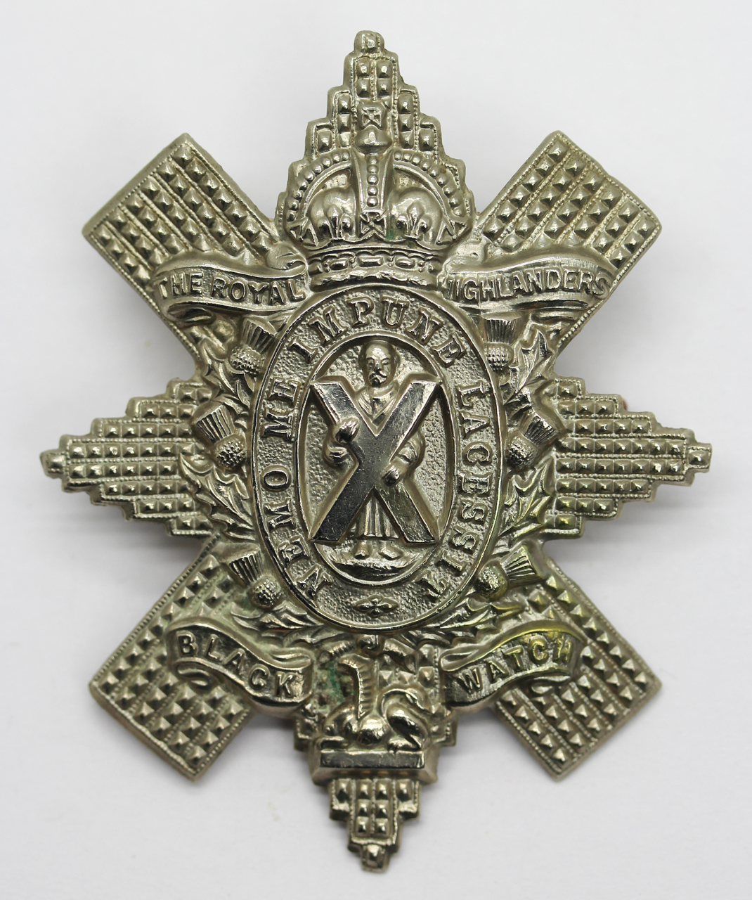 Black Watch (The Royal Highlanders) Cap Badge - King's Crown