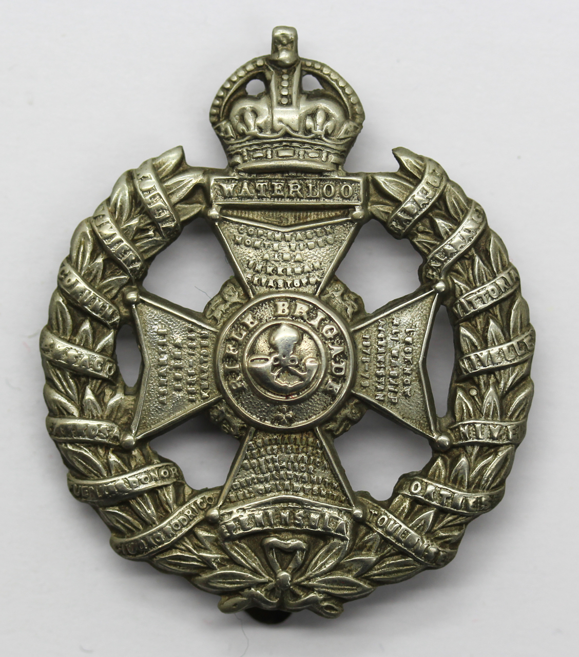 Rifle Brigade Cap Badge - King's Crown