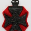 16th London Regiment (Queen's Westminster & Civil Service Rifles) Cap Badge - Queen's Crown