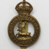 Hertfordshire Regiment Cap Badge - King's Crown