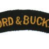 Oxfordshire & Buckinghamshire Light Infantry (OXFORD & BUCKS L.I.) Cloth Shoulder Title