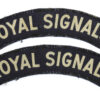 Pair of Royal Signals (ROYAL SIGNALS) Printed Shoulder Titles