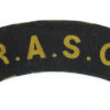 Royal Army Service Corps (R.A.S.C.) WW2 Printed Shoulder Title