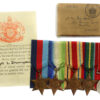 WW2 Merchant Navy Casualty Medal Group of Five - Chief Electrical Artificer J.L. Thompson, M.V. Port Victor, Merchant Navy