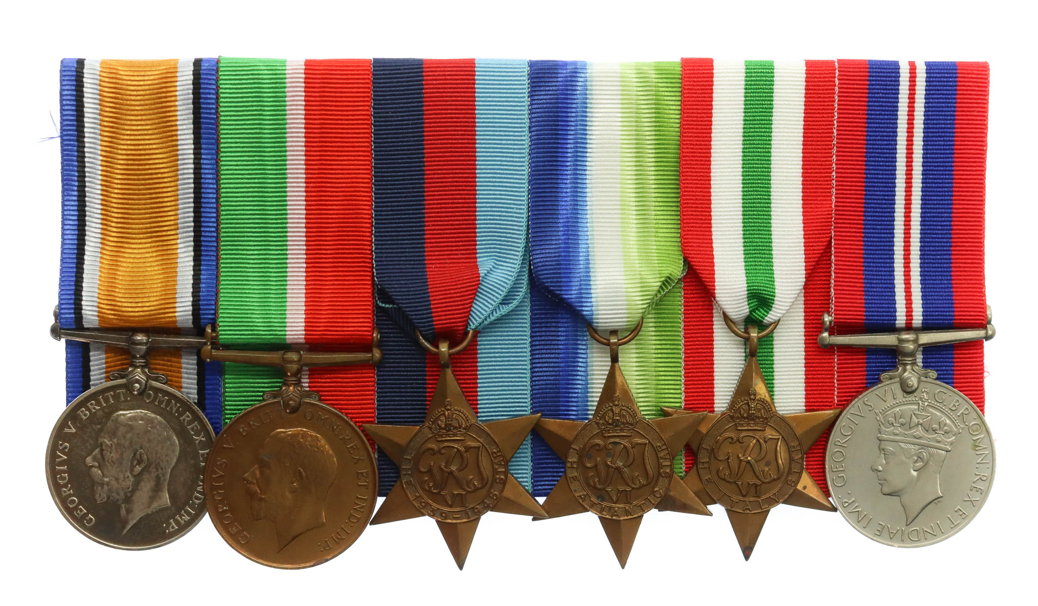 WW1 and WW2 Merchant Navy Medal Group of Six - 2nd Engineer George H. Cooper, Merchant Navy