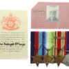 WW2 Merchant Navy Group of Four with Condolence Slip - 2nd Officer David Ballingall Mackenzie, Merchant Navy