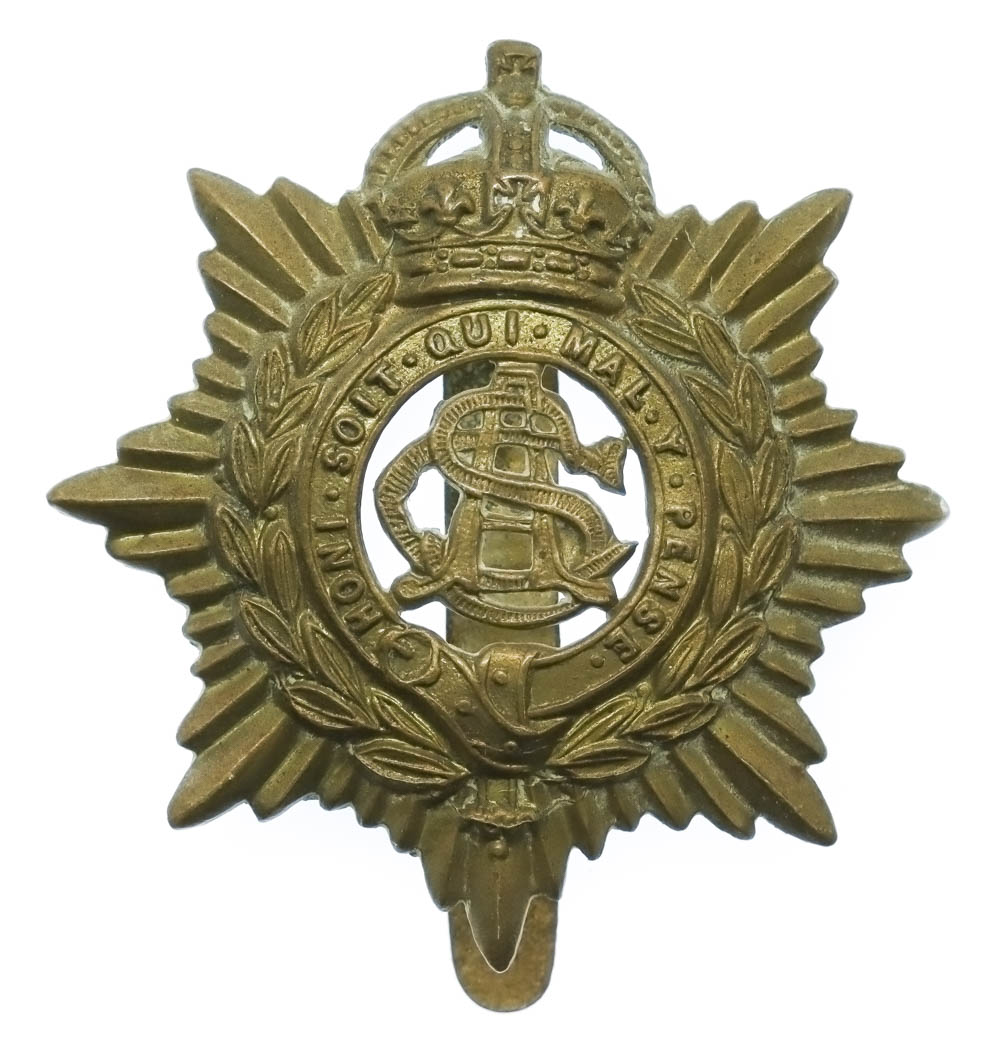 Army Service Corps (A.S.C.) Cap Badge - King's Crown