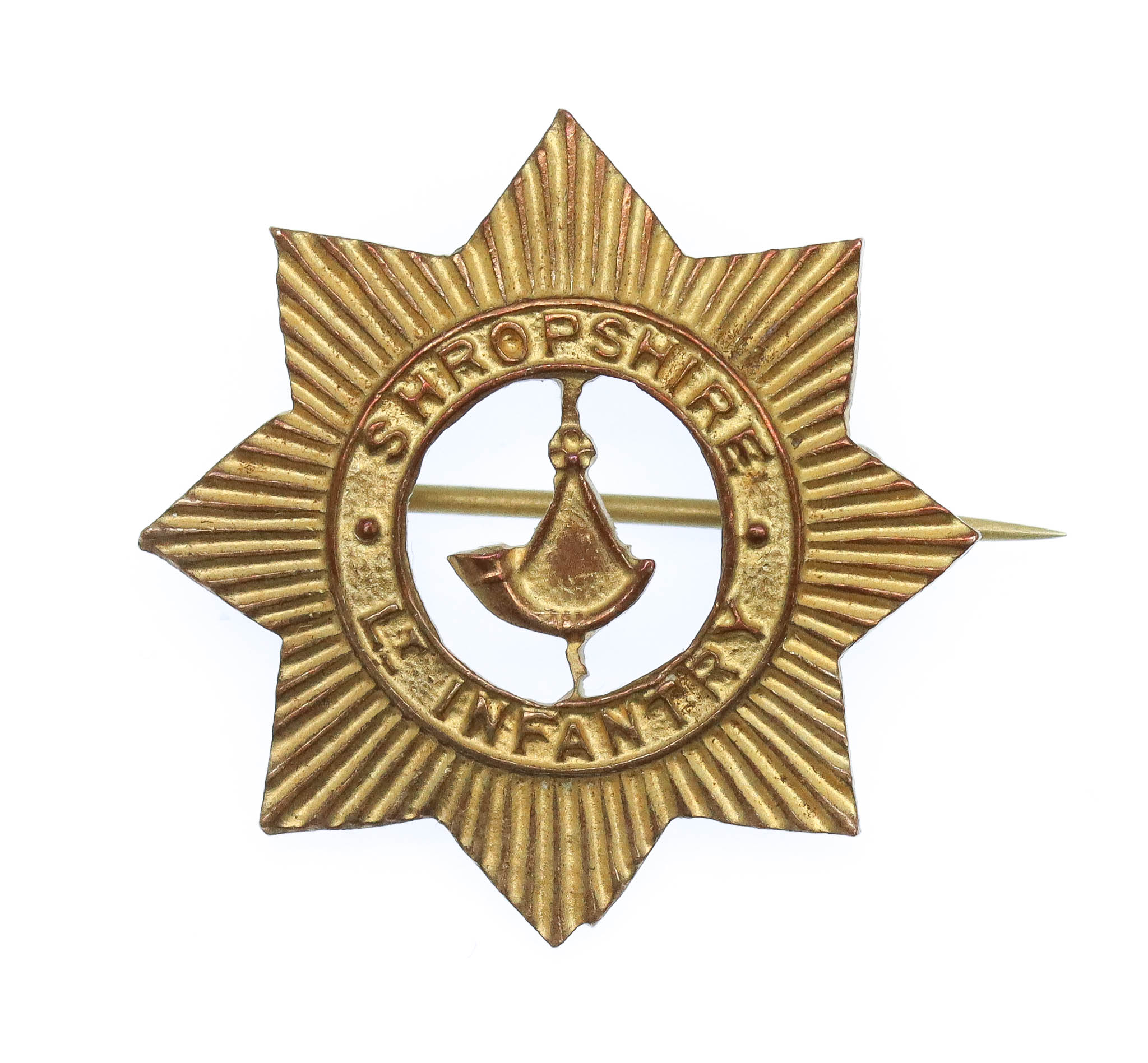 King's Shropshire Light Infantry Sweetheart Brooch